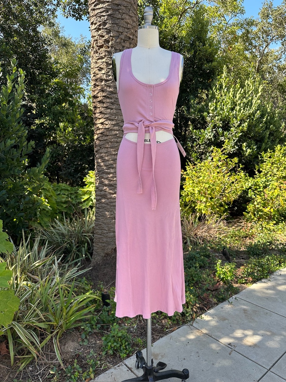 NWT Privacy Please ribbed "Malone Dress" - Size S